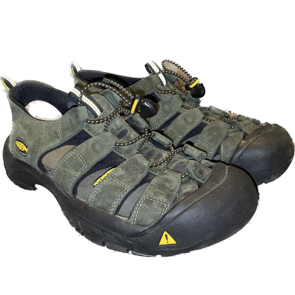 KEEN MENS NEWPORT HYDRO SANDALS SIZE 11 AMAZING CONDITION GREY SAGE